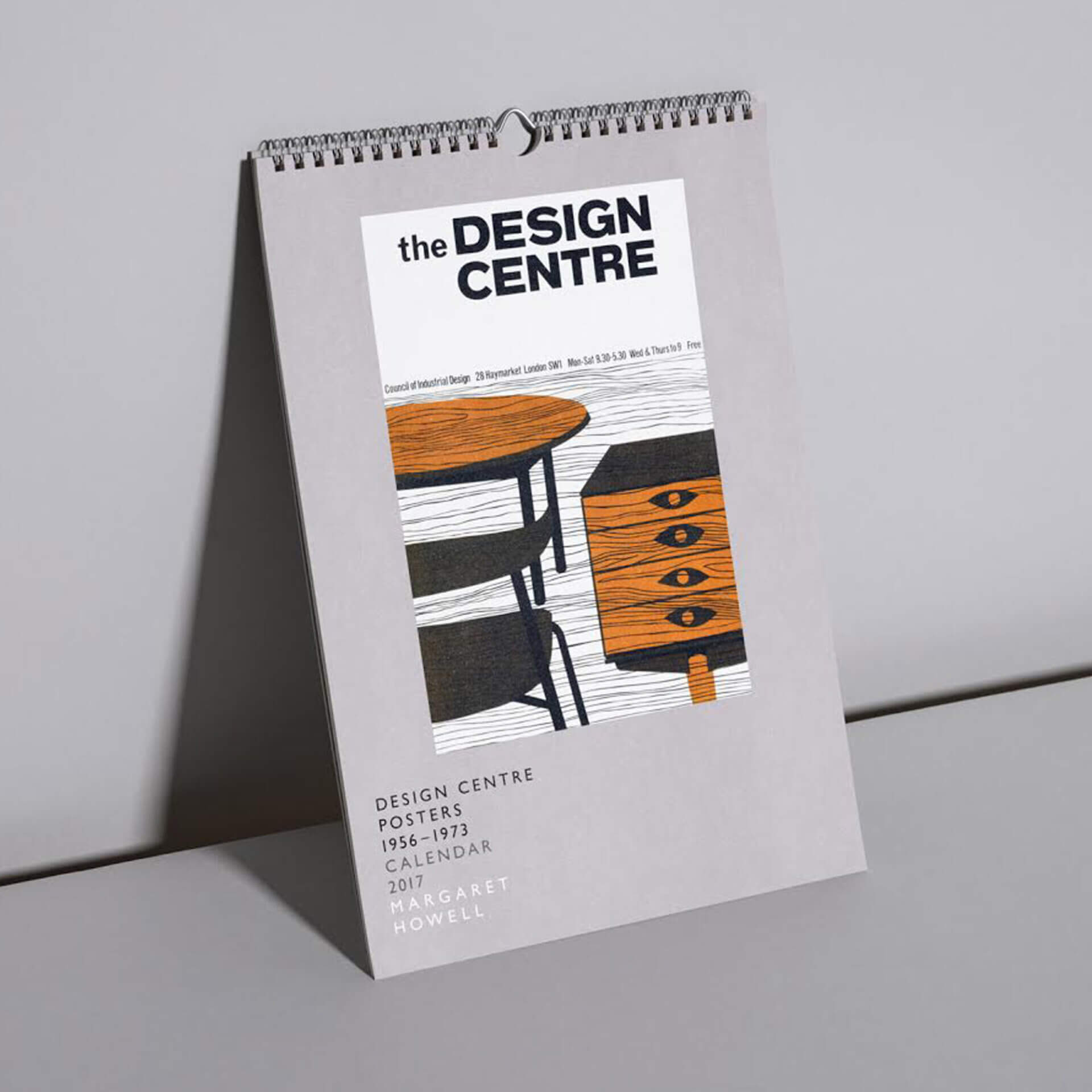 Margaret Howell 2017 Calendar Design Design Centre Posters Cover